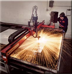 Plasma Oxy Cutting